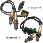 4Pcs Air Fuel Ratio & O2 Sensor Set for Nissan Titan Armada Pathfinder 5.6L V8 | 234-5060 234-4835