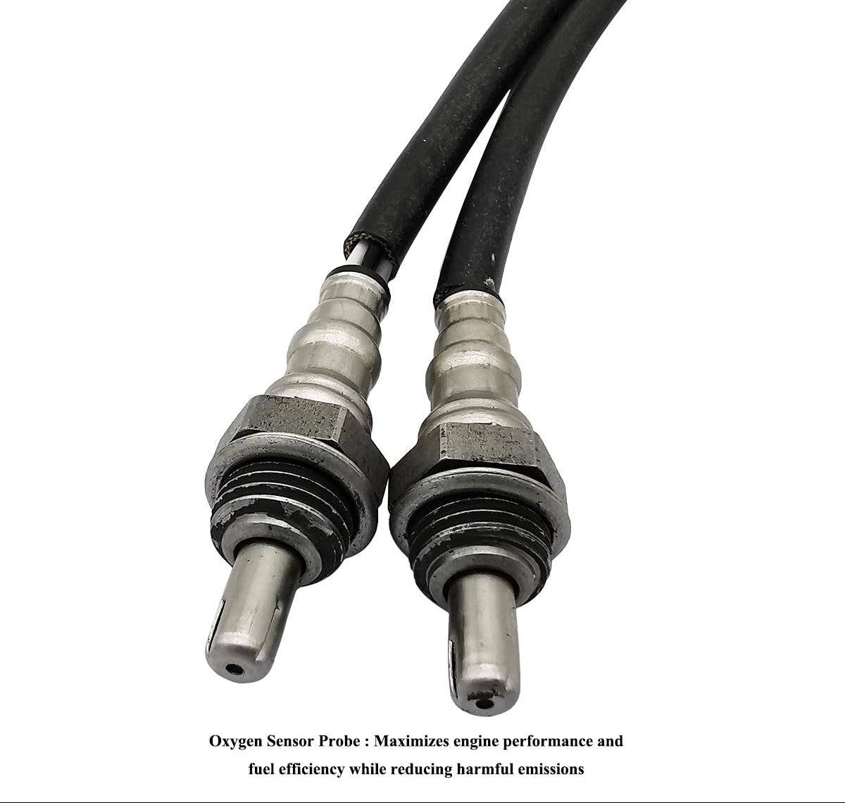 2Pcs 32700026 32700006 Upstream Downstream Oxygen O2 Sensor for Sportster 883 Super Low, Iron, for Sportster 1200 Custom, Super Low, Forty-Eight, Seventy-Two Front & Rear Sensor