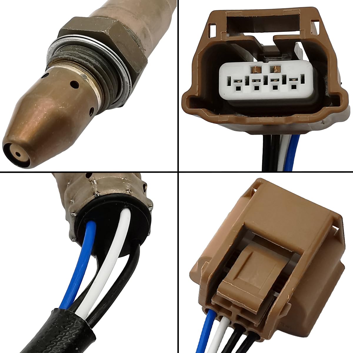 4Pcs Upstream Downstream Oxygen O2 Sensor for Infiniti JX35 2013 QX60 2014 3.5L, for 2013-2014 Nissan Altima Pathfinder 2014 Quest 3.5L 2 * 234-9135 234-4595 234-4599