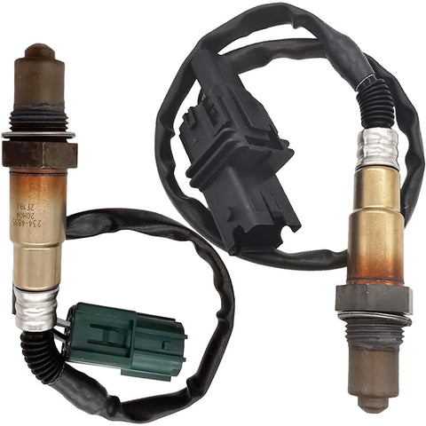 2Pcs Air Fuel Ratio & O2 Sensor for Nissan Sentra 1.8L 2.5L (2004-2006) | 234-5061 234-4835