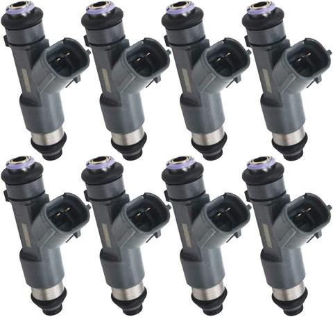 Suitable for 8Pcs Fuel Injector Set for Nissan Armada Titan 5.6L V8 (2006-2015) | 16600-ZJ50A FJ1076