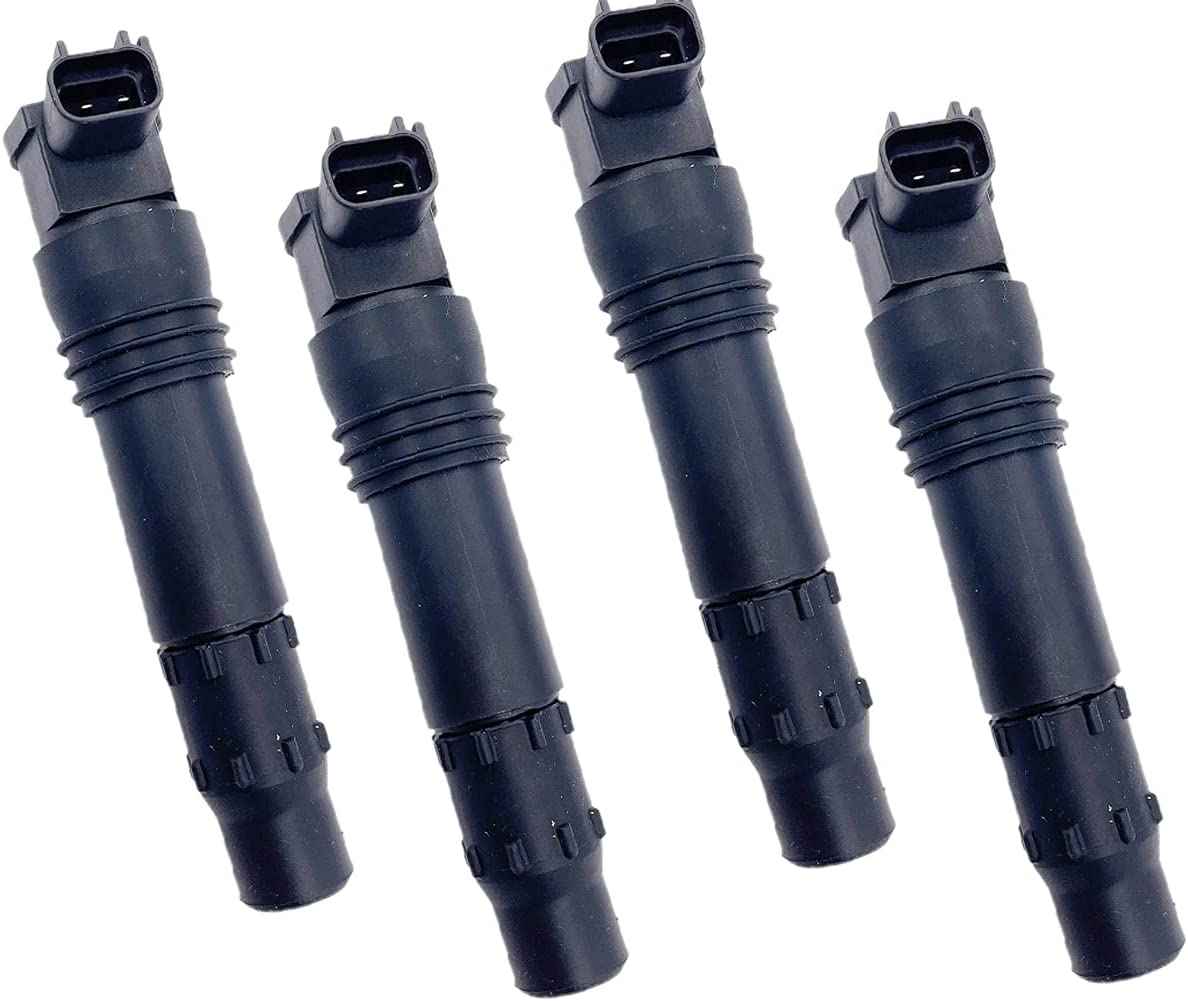 4 Pieces Ignition Coil for Kawasaki Versys 650, Ninja 650R, EX650J, EX650C, EX650A, Z750S, ZR750K, CBR 600RR (129700-4580)