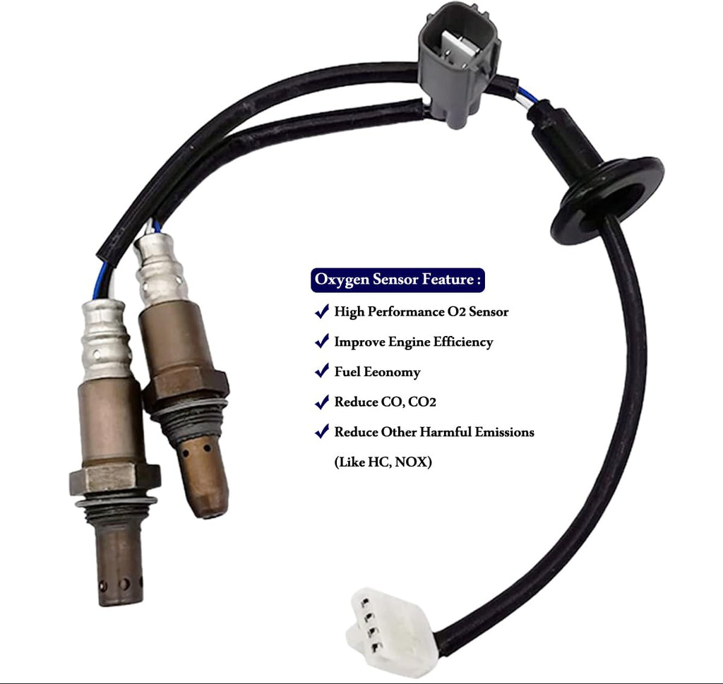 2Pcs Air Fuel Ratio & O2 Sensor for Toyota Sienna V6 (2004-2010 FWD Only) | 234-9012 234-4516
