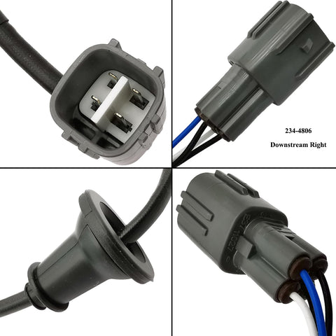Suitable for 4Pcs Oxygen Sensor for Lexus GS300 3.0L V6 AWD (2006) | 234-9058 234-9051 234-4810 234-4806