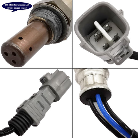 Suitable for 4Pcs O2 Sensor for Lexus RX350 3.5L (2010-2012 USA Built) | 234-9049 234-9042 234-4509 234-4416