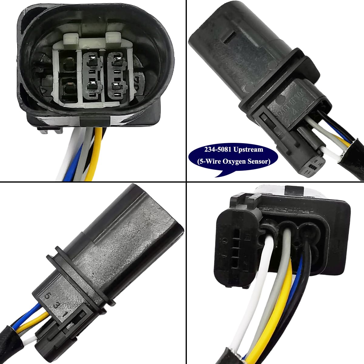Suitable for 2Pcs Air Fuel Ratio & O2 Sensor for Hyundai Sonata 2.4L (2009-2010) | 234-5081 234-4237
