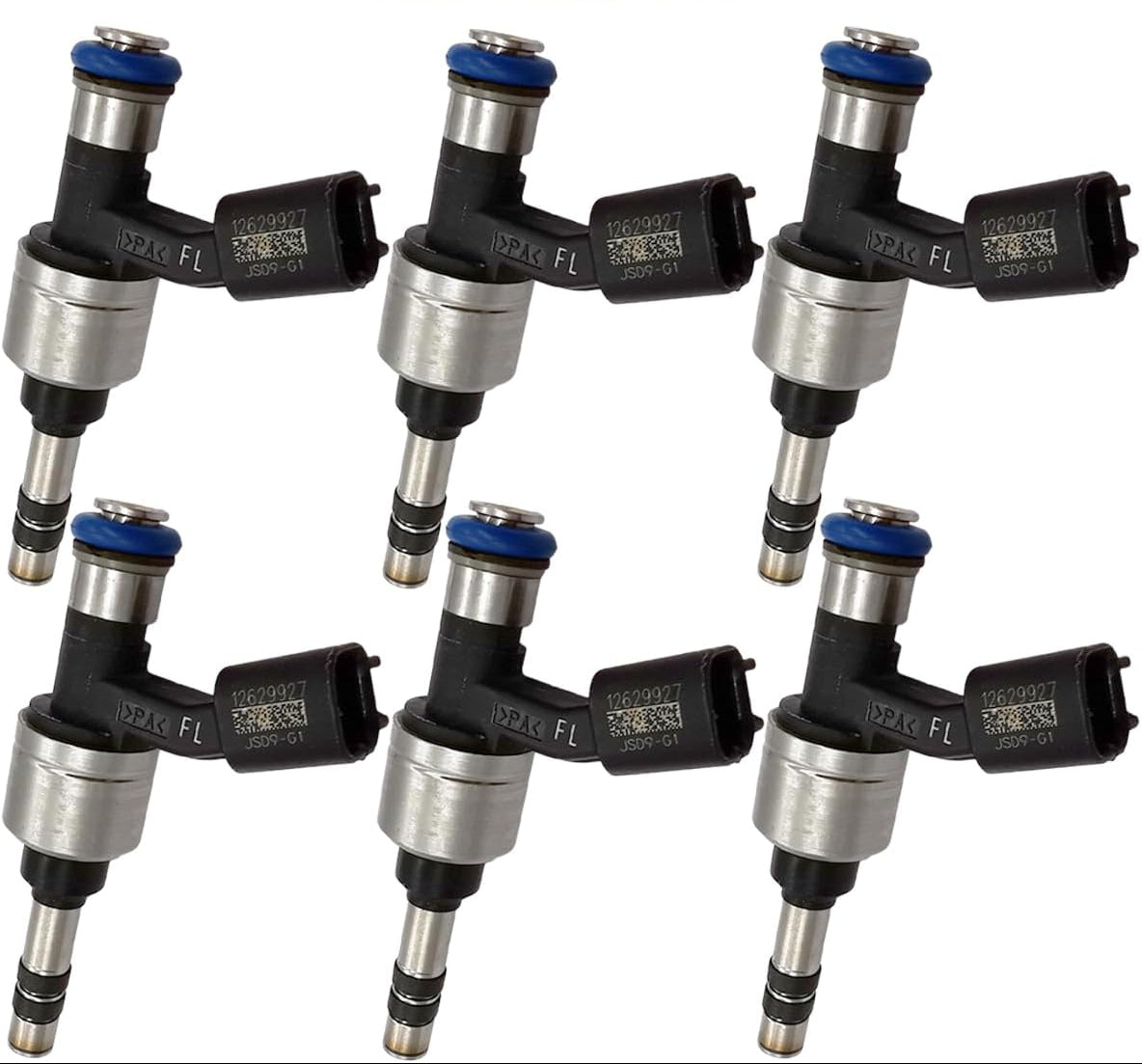 Suitable for 6Pcs Fuel Injectors Nozzle for Buick Allure LaCrosse Cadillac CTS SRX Chevy Equinox GMC Terrain 3.0L 3.6L | 12629927 FIJ0030