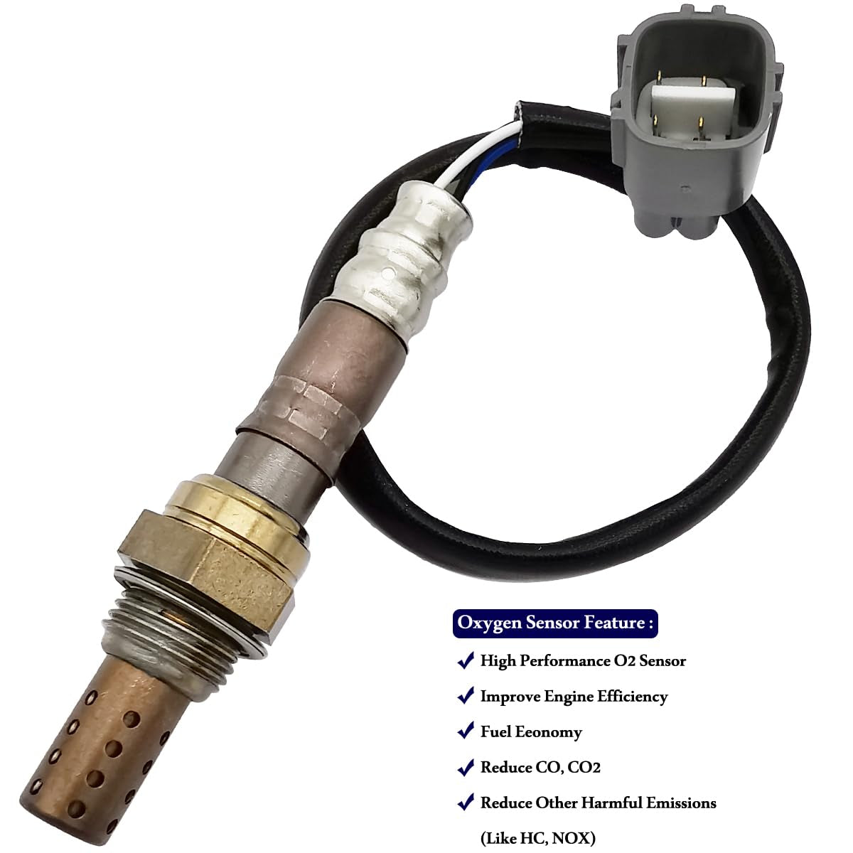 2Pcs Air Fuel Ratio & O2 Sensor for Toyota RAV4 2.4L (2006-2008) - 234-9041 234-4622