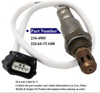 2Pcs Air Fuel Ratio & O2 Sensor for Nissan Altima 2.5L (2013-2017) - 234-9133 234-4905