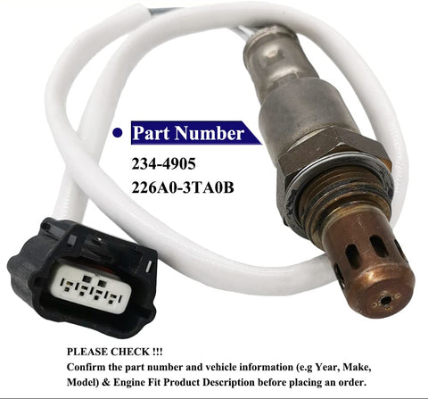 2Pcs Air Fuel Ratio & O2 Sensor for Nissan Altima 2.5L (2013-2017) | 234-9133 234-4905