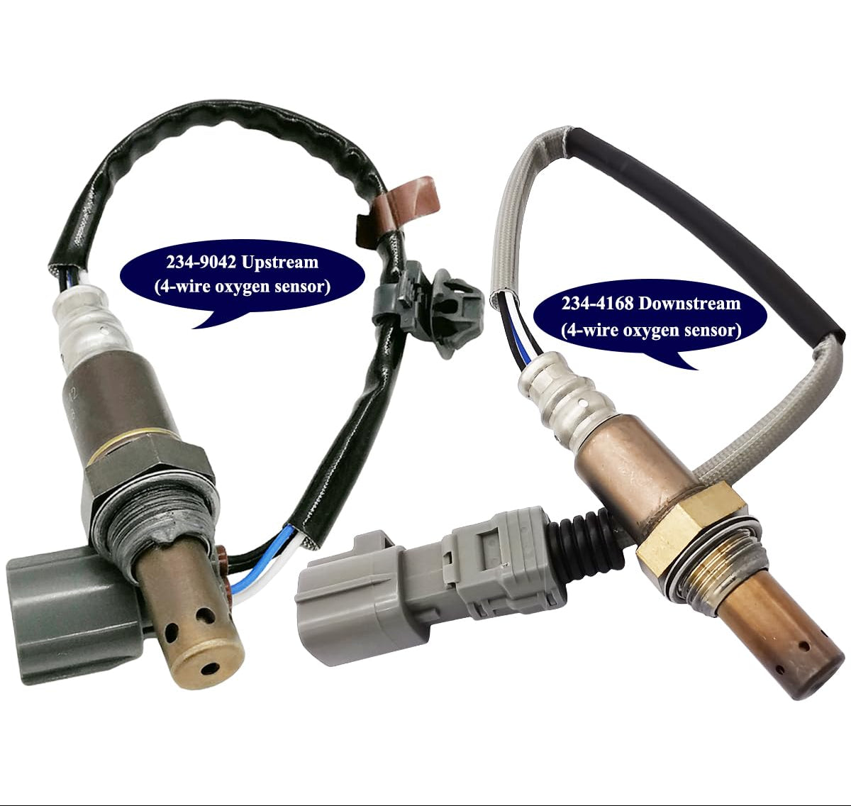 2Pcs O2 Sensor Upstream & Downstream for Lexus RX330 Toyota Highlander (2004-2006) - 234-9042 234-4168