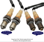 4Pcs 234-5002 234-4818 Upstream Downstream Oxygen O2 Sensor for Cadillac CTS 2005 SRX 2004-2006 STS 2005-2006 12575657, 12597912, 12590035, 12597449, 12616203