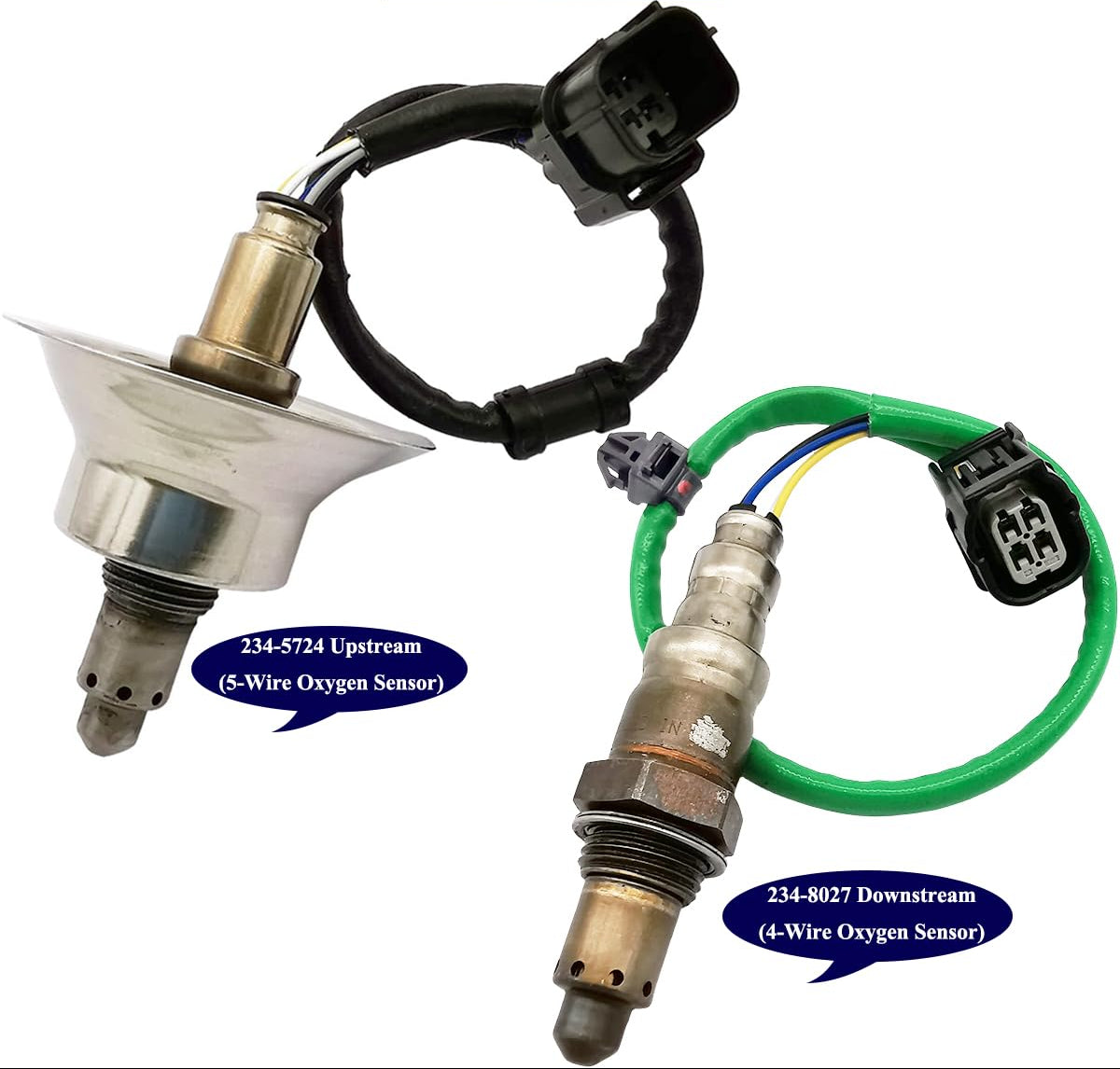 2Pcs Air Fuel Ratio & O2 Sensor for Honda Civic CR-V 1.5L Turbo (2016-2020) | 234-5724 234-8027