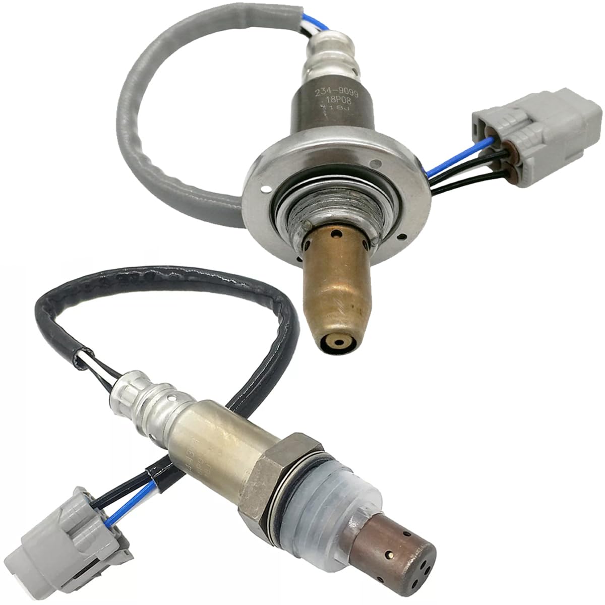 2Pcs Air Fuel Ratio & O2 Sensor for Suzuki Kizashi 2.4L (2010-2013) - 18213-54L00 18213-57L00