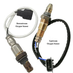 2Pcs Air Fuel Ratio & O2 Sensor for Nissan Rogue 2.5L (2014-2019) - 22693-4BA0A 226A0-9BF0B