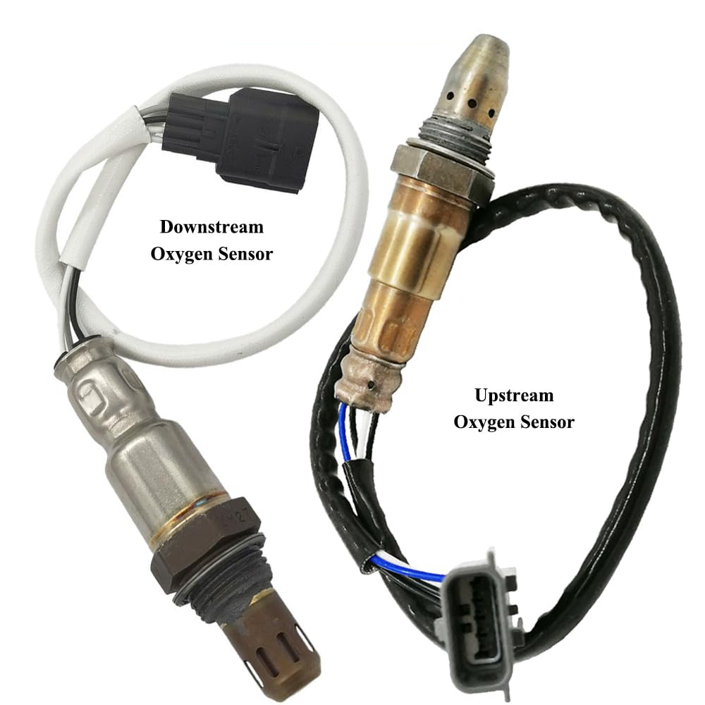 2Pcs Air Fuel Ratio & O2 Sensor for Nissan Rogue 2.5L (2014-2019) - 22693-4BA0A 226A0-9BF0B
