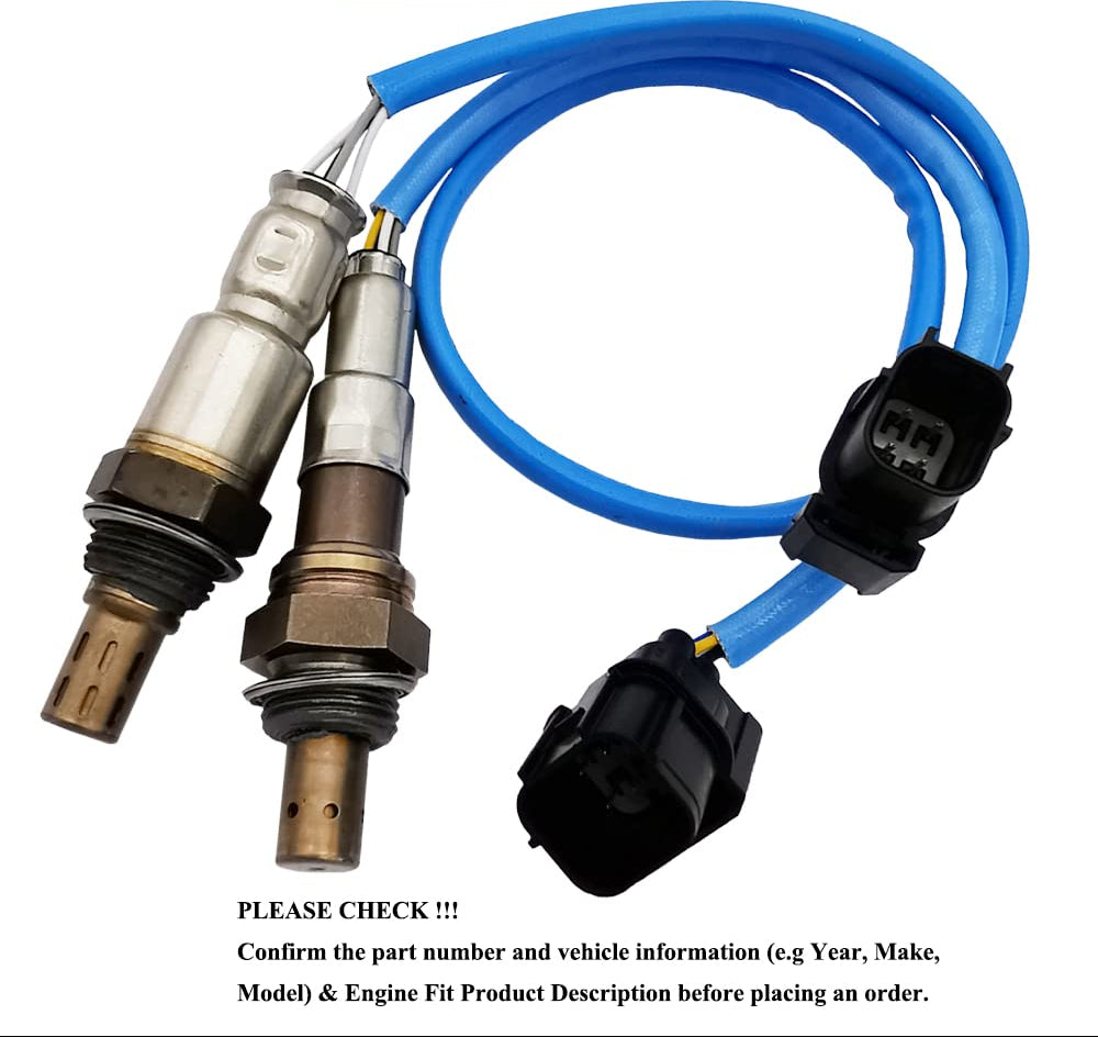 2Pcs Air Fuel Ratio & O2 Sensor for Acura MDX 3.7L (2007-2009) - 234-5053 234-4351