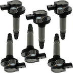 6Pcs Ignition Coil for Ford Edge Flex Fusion Taurus Lincoln MKZ Mazda 6 CX-9 3.5L 3.7L V6 | 7T4Z12029E