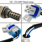 4Pcs Oxygen Sensor Set for Chevy Silverado & GMC Sierra 1500/2500 (2003-2006) 234-4669+234-4407