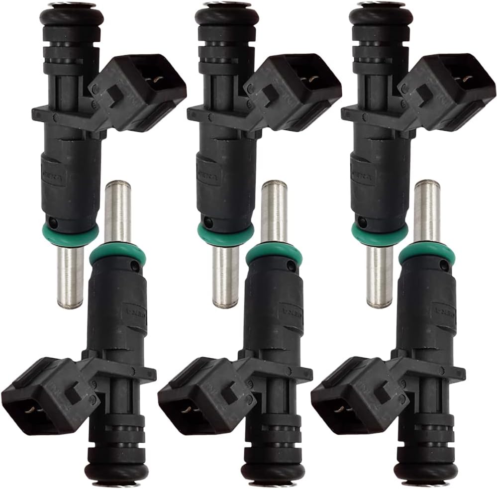 6Pcs Fuel Injector Set for BMW 328i 525i X3 X5 Z4 3.0L (2006-2012) - 13537531634