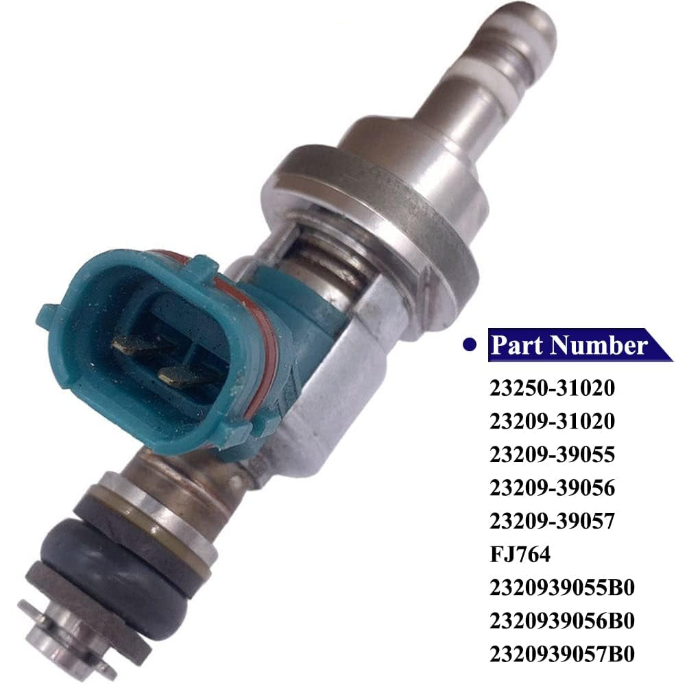 6Pcs Fuel Injector Set for Lexus IS250 GS300 2.5L V6 (2006-2013) - 23209-39055 23209-31020