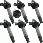 6Pcs Ignition Coil for Ford Edge Flex Fusion Taurus Lincoln MKZ Mazda 6 CX-9 3.5L 3.7L V6 | 7T4Z12029E