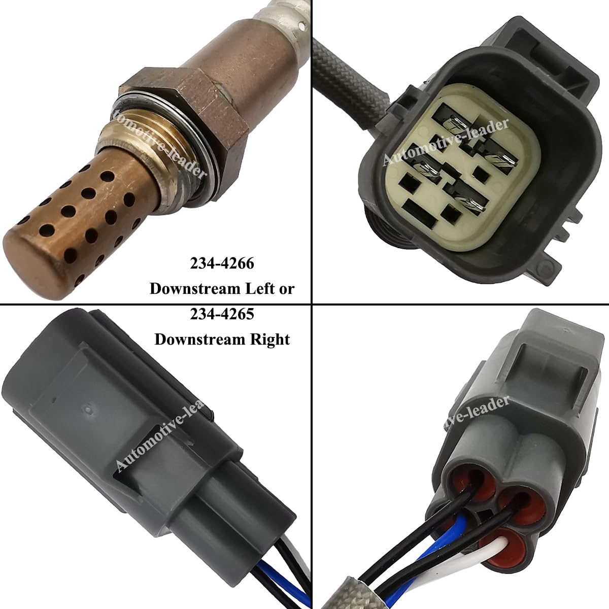 4Pcs Oxygen Sensor for Land Rover LR3 Range Rover Sport 4.0L 4.4L (2005-2009) | 2 * 234-9075 234-4265 234-4266