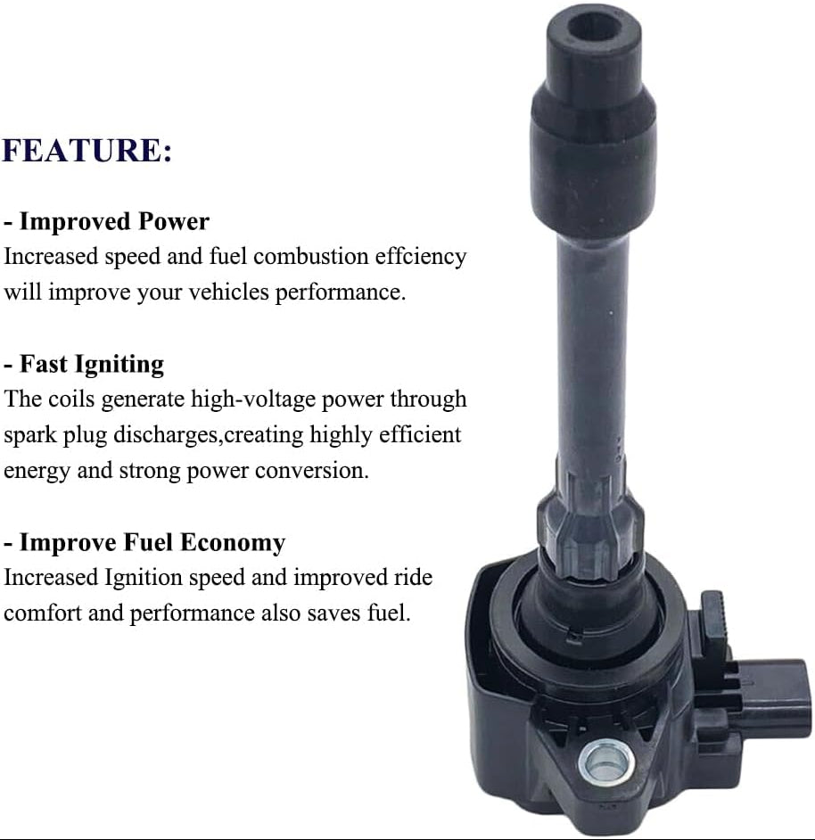 4Pcs Ignition Coil for Honda Accord Civic CR-V 1.5L Turbo (2016-2020) - 30520-59B-013