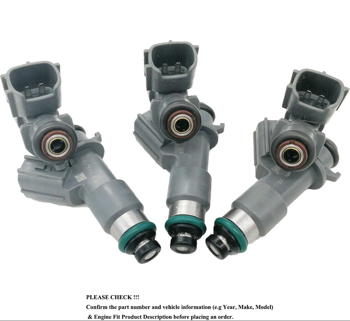 6Pcs FJ982 16450-R70-A01 Fuel Injectors 12 Holes Nozzles for 08-12 Accord, 2012 Crosstour EX-L, EX, 10-11 Accord Crosstour EX-L, EX 3.5L, Acura RDX, TL, ZDX, MDX, TSX, RL 3.5L 3.7L