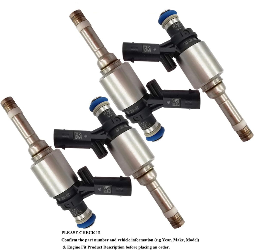 4Pcs Fuel Injectors for VW CC Eos GTI Tiguan Golf Beetle Jetta Passat Audi A3 A4 Q5 2.0T | 06H906036G