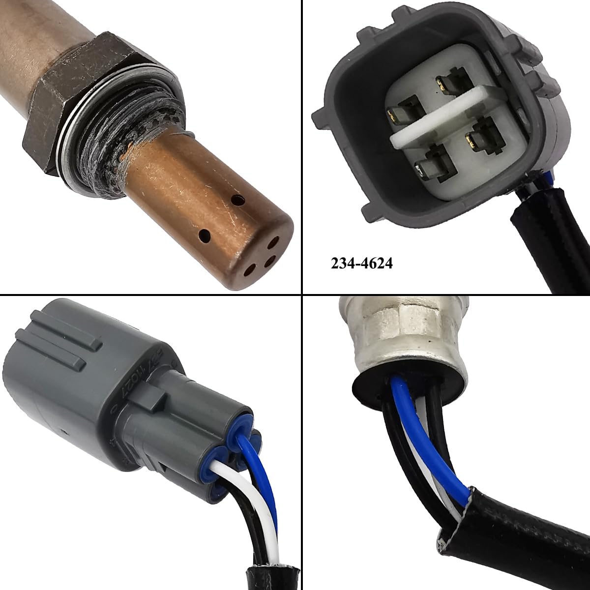 2Pcs Air Fuel Ratio & O2 Sensor for Toyota Tacoma 2.7L (2005-2012) 89467-04010 89467-07020