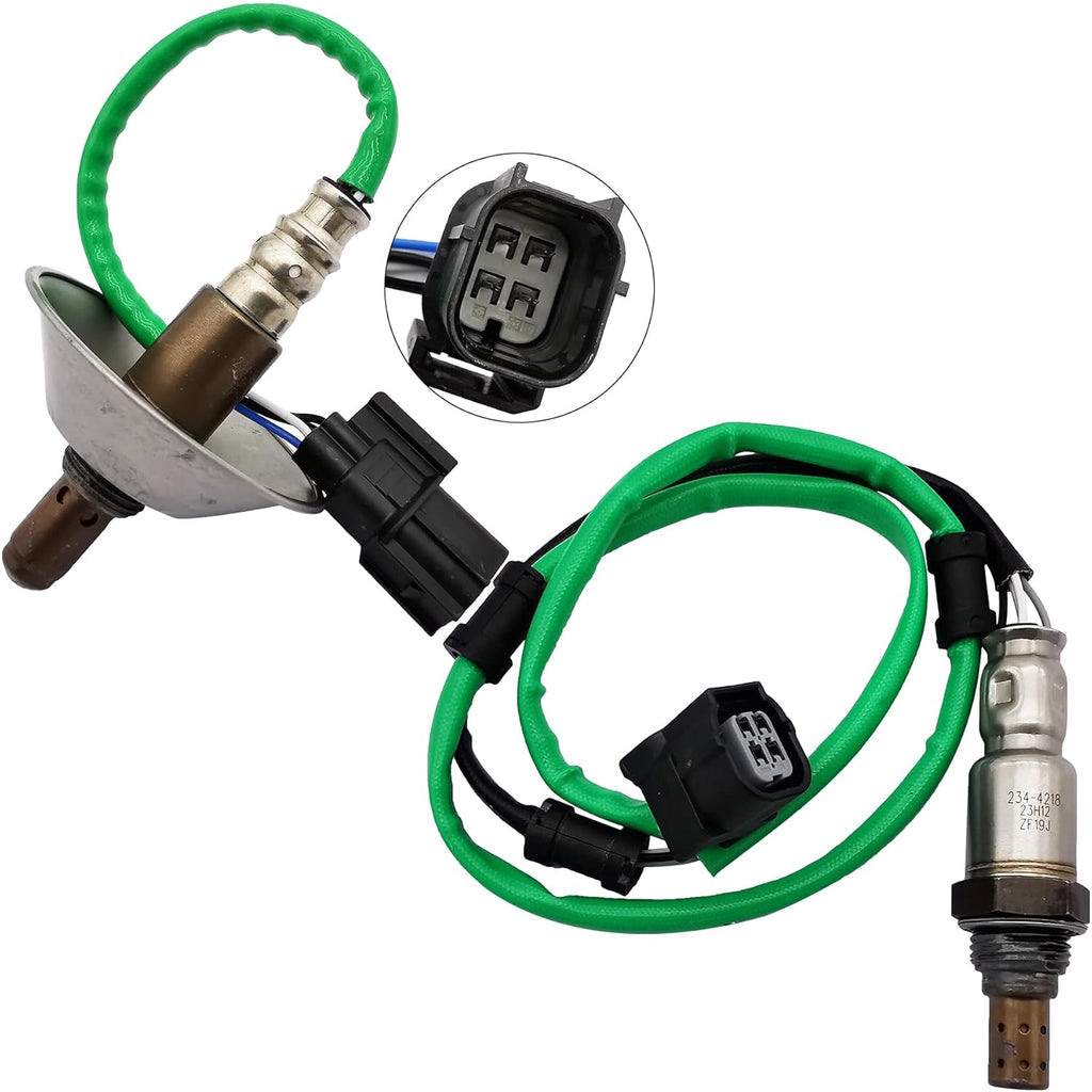 2Pcs Air Fuel Ratio & O2 Sensor for Honda Fit 1.5L (2009-2010) - 36531-RB0-003 36532-RB1-004