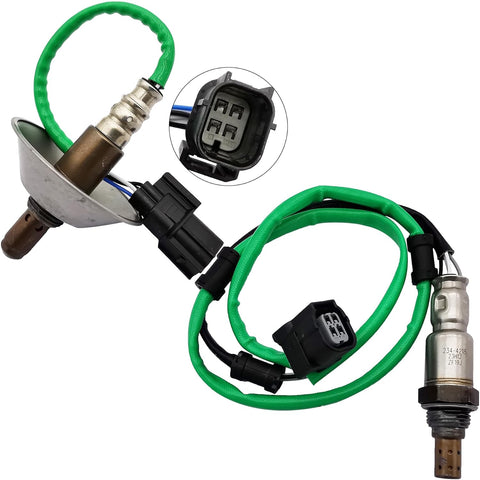 2Pcs Air Fuel Ratio & O2 Sensor for Honda Fit 1.5L (09-10) | 234-9077 234-4218