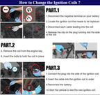 4Pcs Ignition Coil Pack for Nissan Altima Rogue Sentra 1.8L 2.5L - UF719