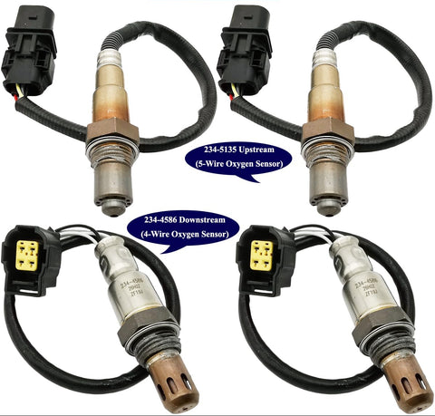 4Pcs 234-5135 234-4586 Upstream Downstream Oxygen O2 Sensor for Mercedes-Benz Ml350 3.5L V6 2012 2013 2014