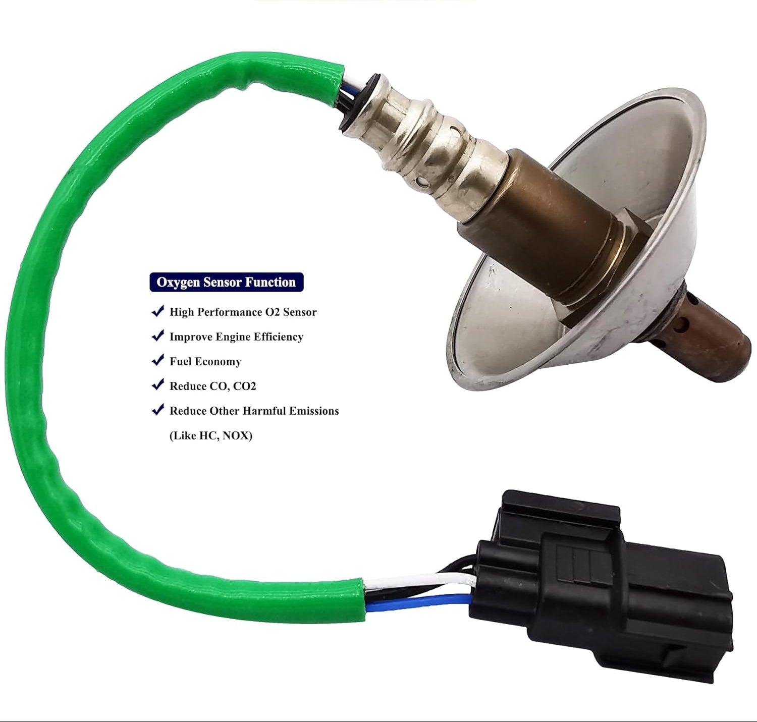 2Pcs Air Fuel Ratio & O2 Sensor for Honda Fit 1.5L (2009-2010) - 36531-RB0-003 36532-RB1-004