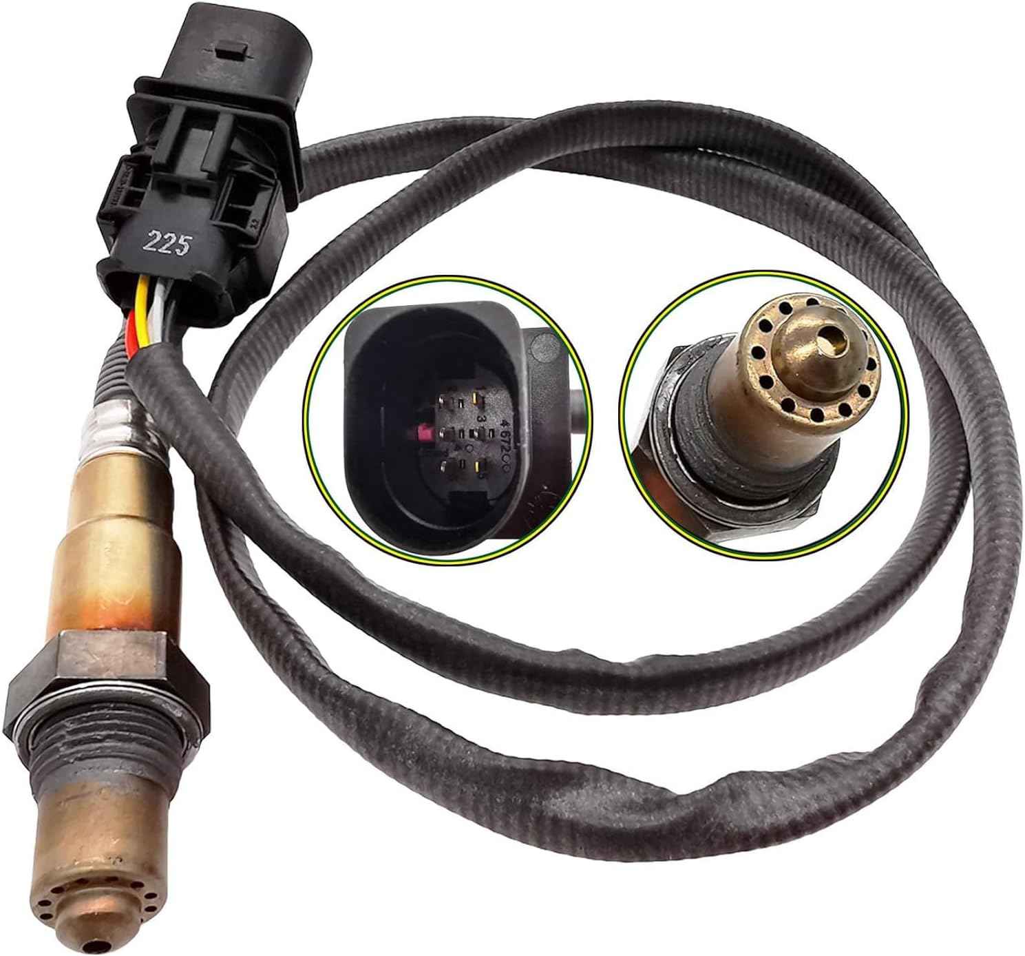 Lambda O2 Exhaust Sensor for V W Skoda Audi LSU 4.9 Wire Band OE#0 258 017 025 30-2004