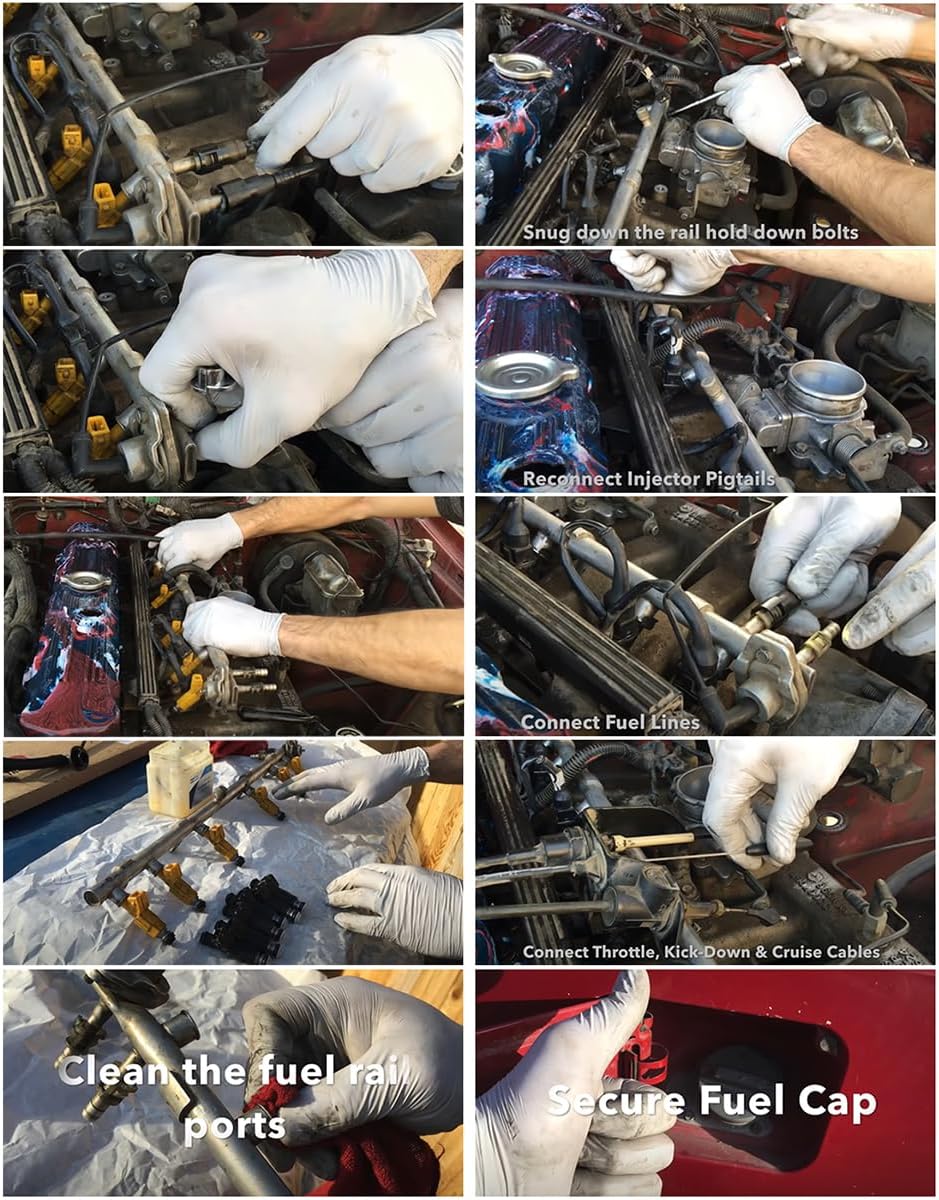 4Pcs Fuel Injector Set for Chevy Cobalt HHR Buick Regal Verano 2.0L 2.4L - 12636111 FJ1097