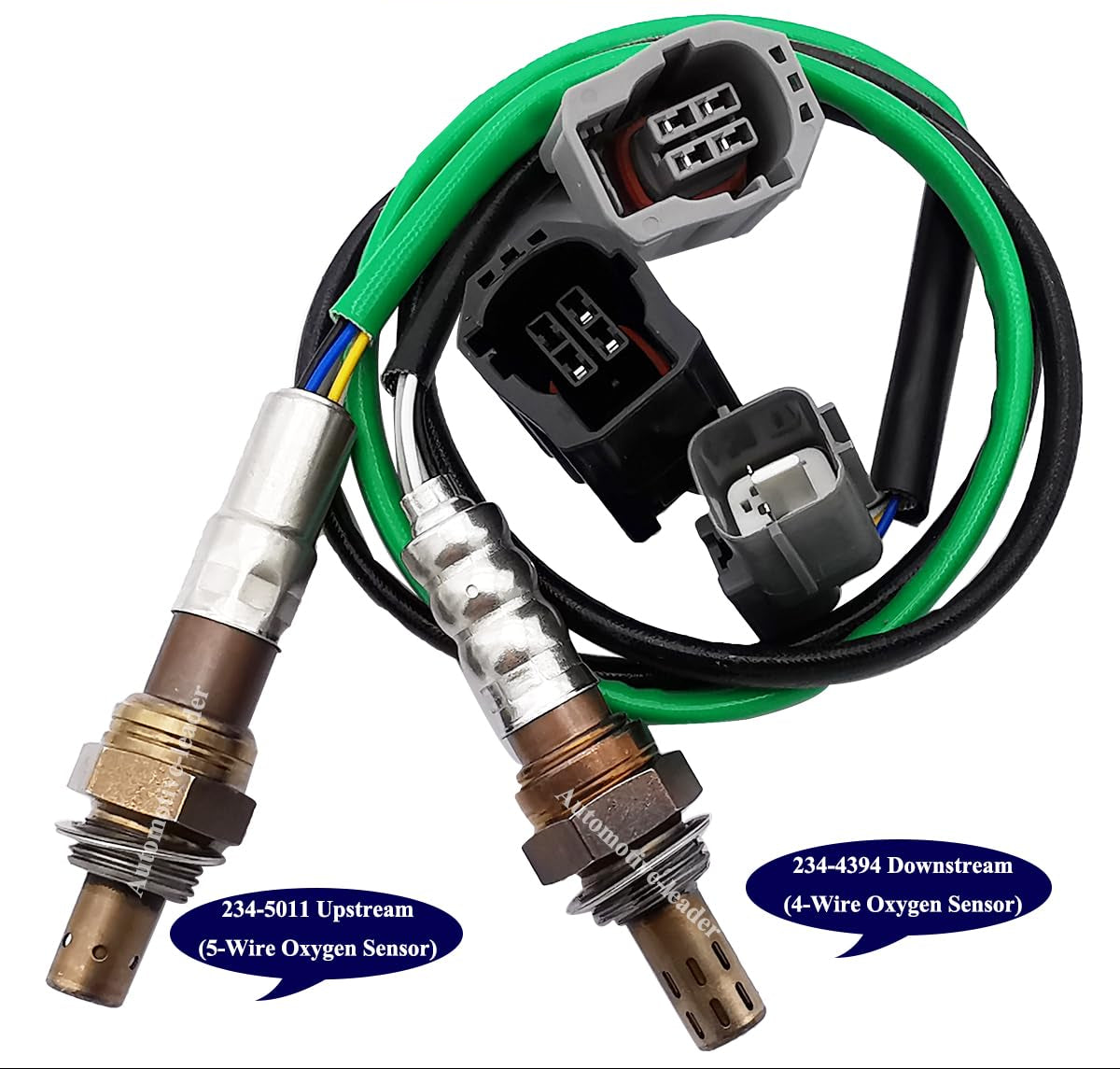 2Pcs O2 Sensor Upstream & Downstream for Mazda 6 2.3L (2006-2008 Non-Calif) - 234-5011 234-5011