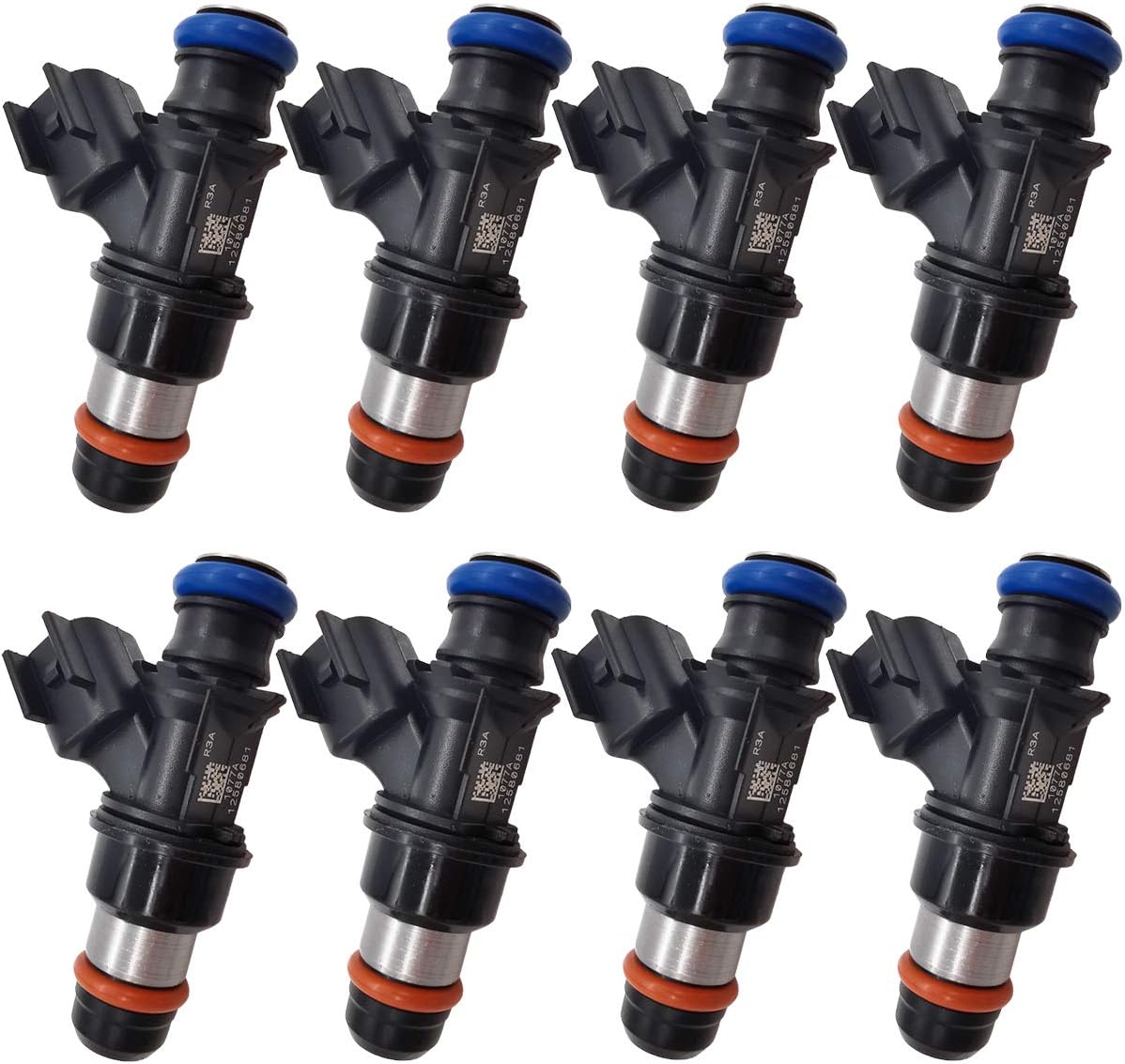 8Pcs Fuel Injectors for Chevy Silverado Tahoe GMC Sierra Yukon 4.8L 5.3L 6.0L | 12580681 217-1621