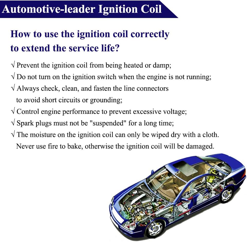 6Pcs C1239/ UF-300 /UF-354 Ignition Coils