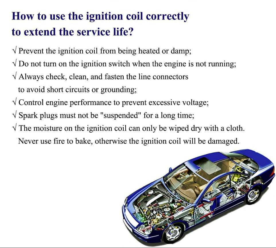 4Pcs Ignition Coil Pack for Nissan Altima Rogue Sentra 1.8L 2.5L - UF719