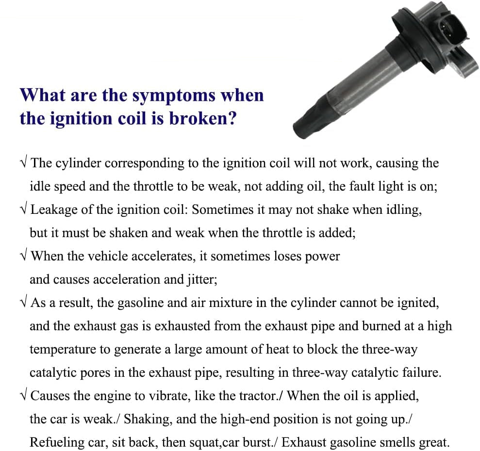 Ignition Coil for Ford Edge Fusion Mustang & Mazda CX-9 3.5L 3.7L - UF553  7T4Z-12029-E