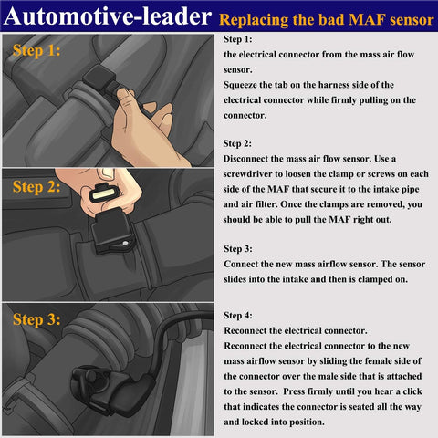 Suitable for Mass Air Flow Sensor MAF for Infiniti Q50 Q70 QX60 Nissan Altima Sentra Murano | 226801MG0A MAF0102