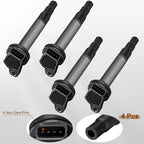 4Pcs Ignition Coils Pack for Toyota Prius Corolla Matrix Lexus CT200H Pontiac Vibe 1.8L | 90919-02258 90919-02252