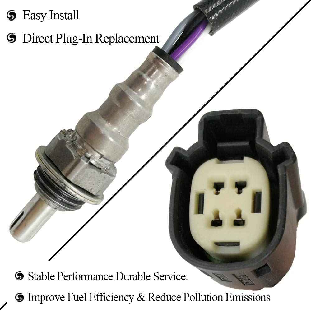 2Pcs 27729-10 27809-10 Front and Rear Oxygen O2 Sensor Replacement for Harley Engines Electra Glide Road Glide 932-14064 932-14063