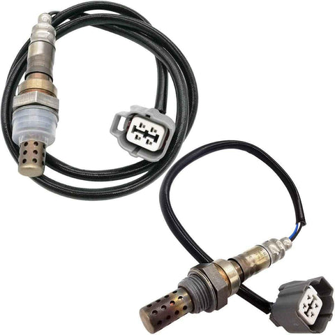 2Pcs Oxygen Sensor 234-4620 234-4621 Upstream and Downstream O2 Sensor for Honda Accord DX LX EX 2.3L-l4 F23A1 & F23A5 Engine 1998-2002