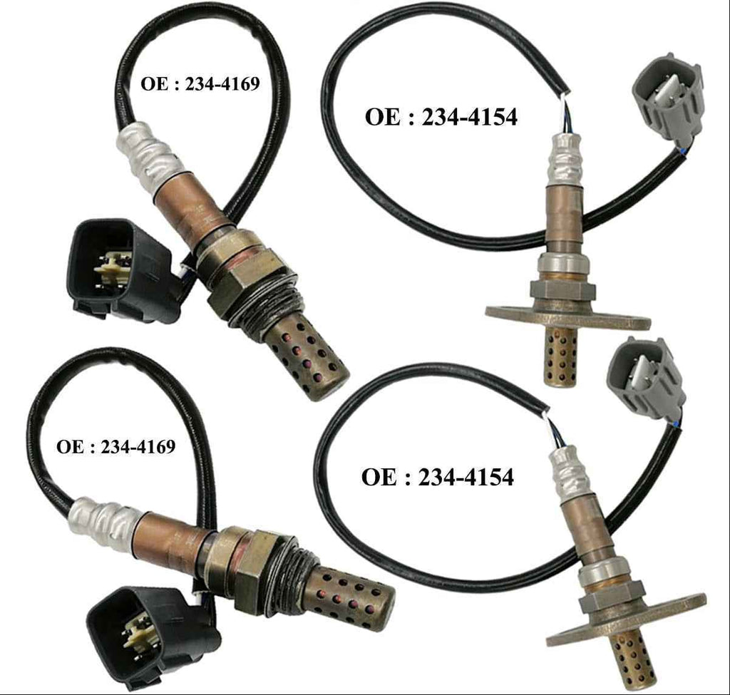 234-4154 & 234-4169 4PCS Oxygen Sensor Upstream &Downstream O2 Sensor for 2000-2002 Toyota Tundra SR5 4.7L RWD 2001-2002 Toyota Tundra Limited 4.7L RWD 1998-2002 Lexus LX4