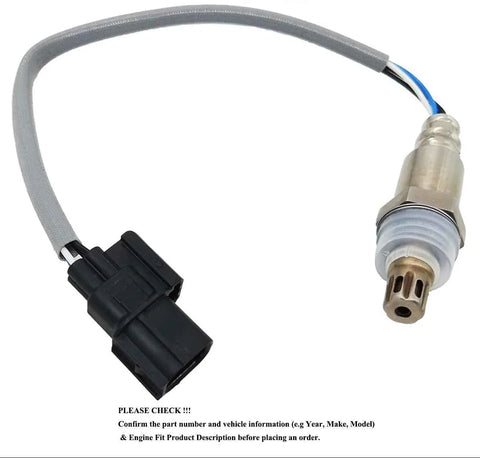 OEM-quality automotive oxygen sensor with wiring and connector for vehicle emission control
