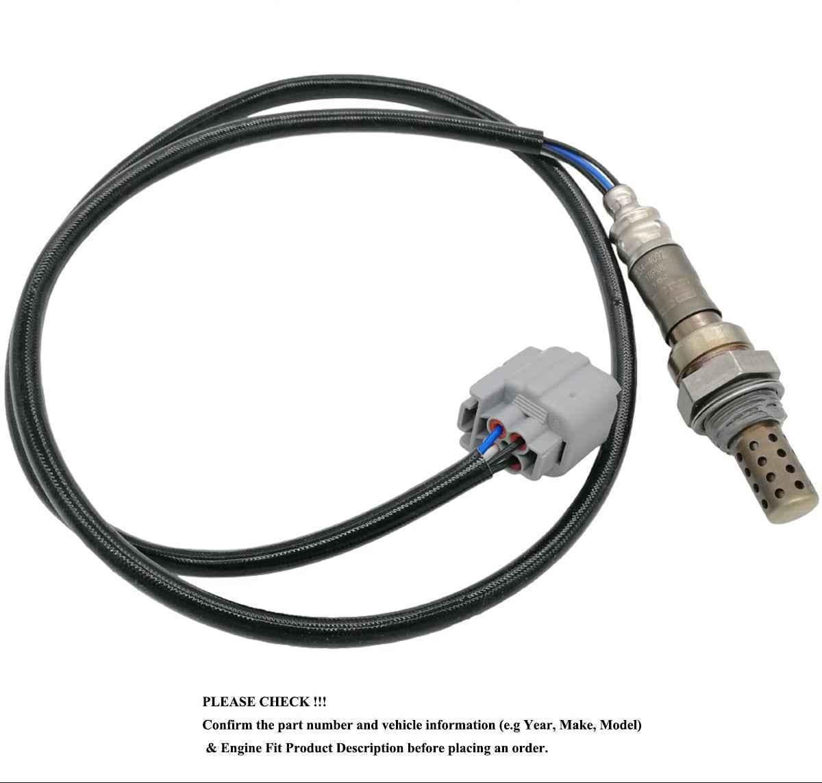 2Pcs Oxygen Sensor 234-4620 234-4621 Upstream and Downstream O2 Sensor for Honda Accord DX LX EX 2.3L-l4 F23A1 & F23A5 Engine 1998-2002